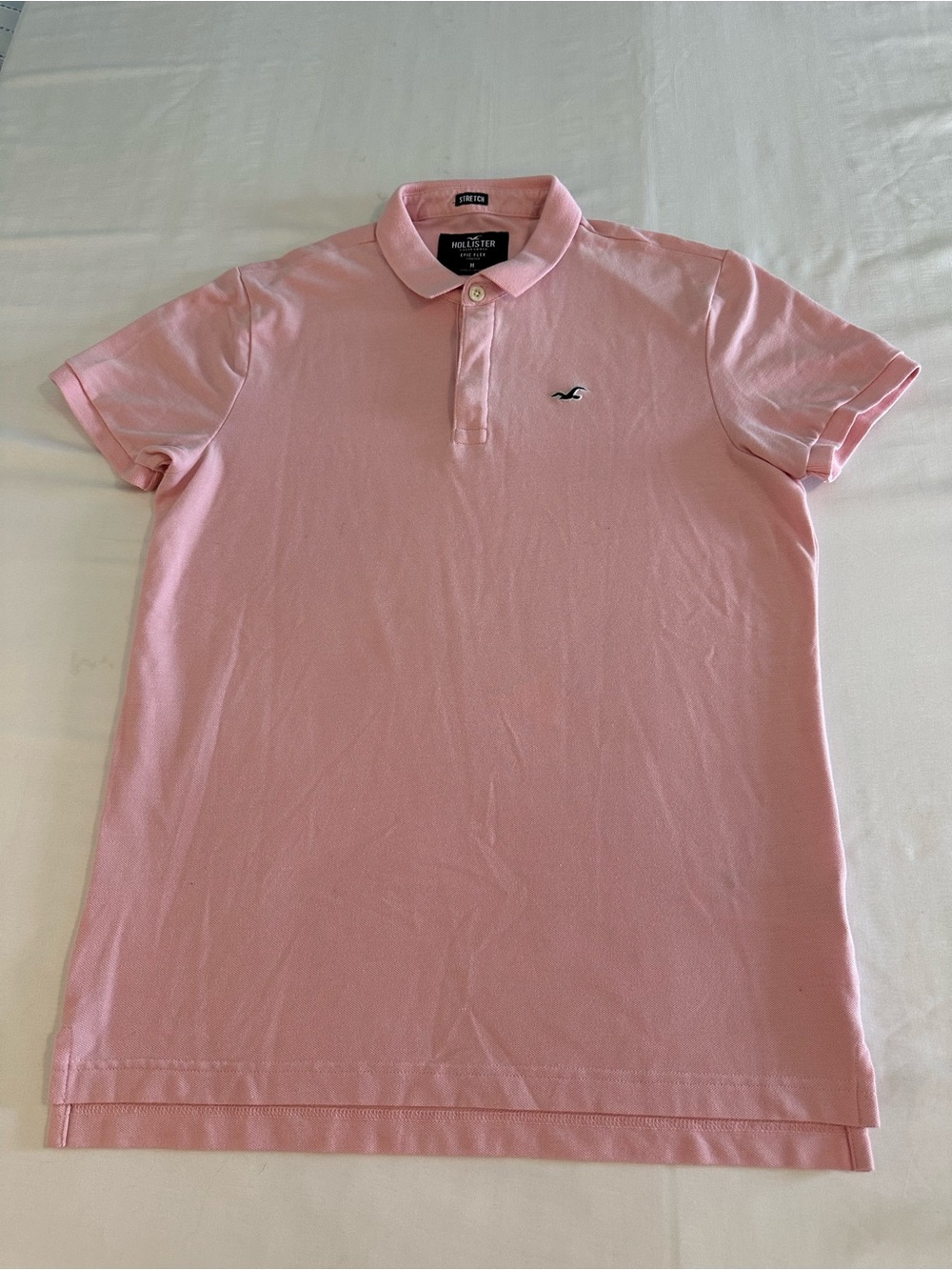 Hollister Light Pink Men's Polo Shirt